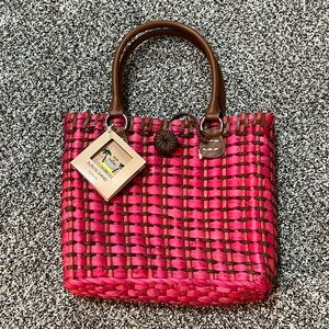 NWT Vintage Sun N Sand Woven Tote
